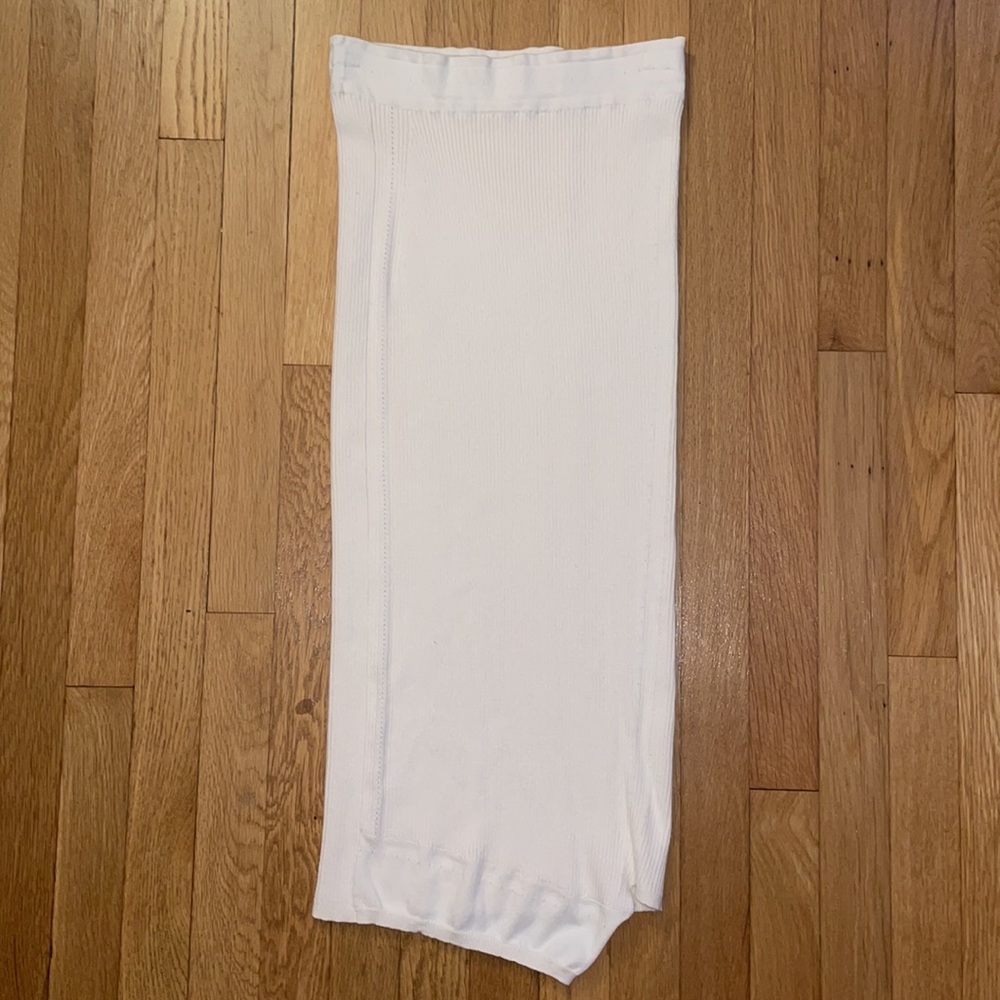 Rib Knit Midi Skirt